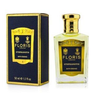 Floris London Stephanotis Bath Essence 50ml Glass Bottle Nourishing Body Oil